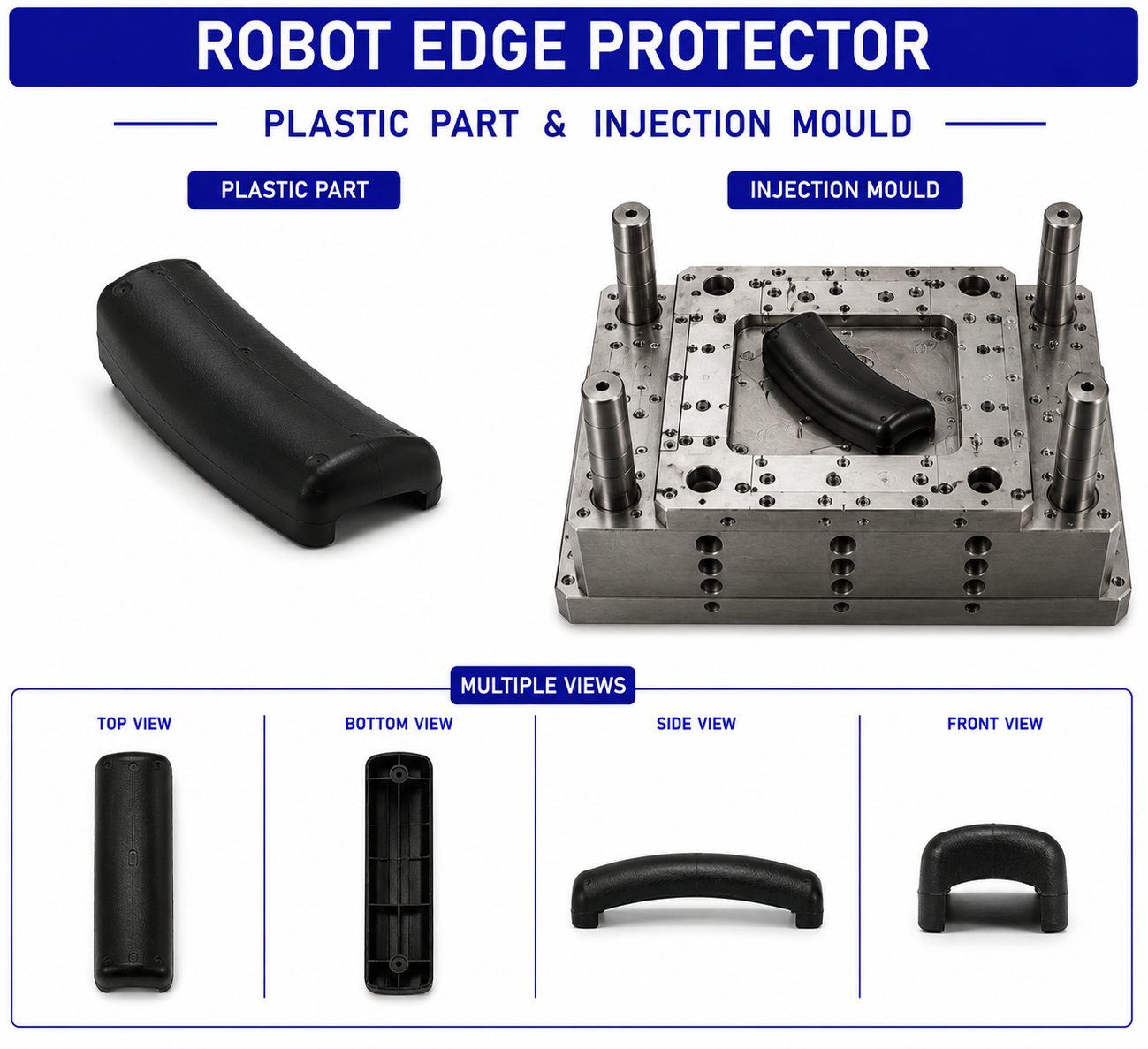 Robot Plastic Edge Protector Mould and Moulding Services